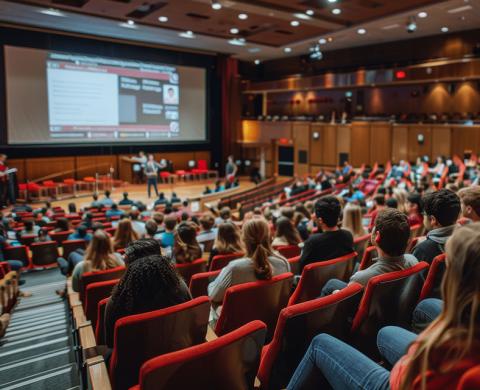 Studierende im Hörsaal