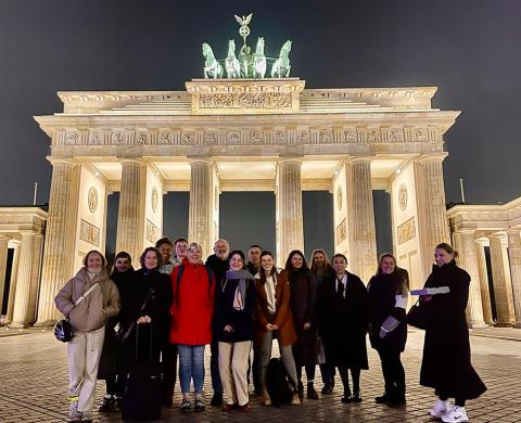 Studierende des Fachbereichs Gestaltung und Medien in Berlin